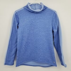 NWT Xersion Blue‎ Cowl Neck Long Sleeved Shirt XL